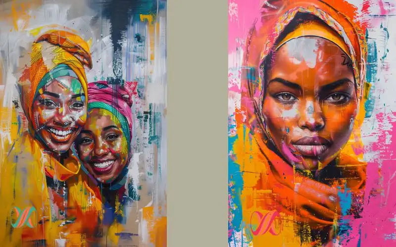 tableaux femmes africaines